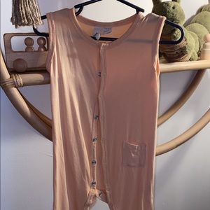 Kyte Baby sleeveless romper! Papaya!